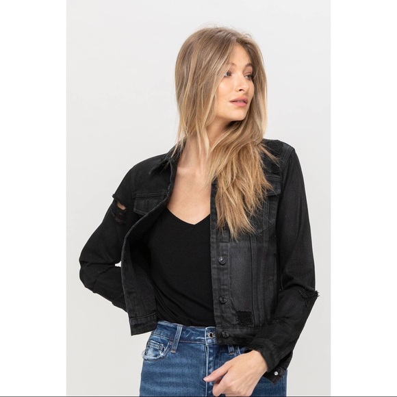 PRICE DROP Dylan Black Coated Distressed Jacket - Picture 4 of 9